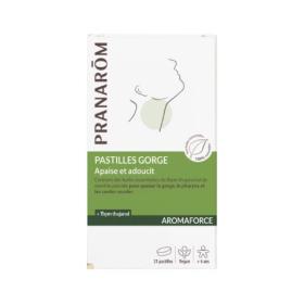 PRANAROM Aromaforce 21 pastilles apaisantes bio adoucit & apaise la gorge