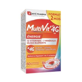 FORTÉ PHARMA Multivit' 4G énergie 60 comprimés