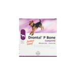 BAYER Drontal P bone chien arôme boeuf 2 comprimés