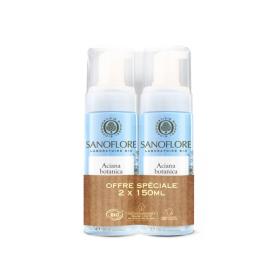 SANOFLORE Aciana botanica mousse d'eau nettoyante lot 2x150ml