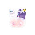 AVENT 2 sucettes ultra soft papillon coeur silicone 0-6 mois