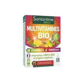 SANTAROME Multivitamines bio 15 comprimés