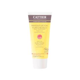 CATTIER Masque détox cuir chevelu avant-shampooing bio 200ml