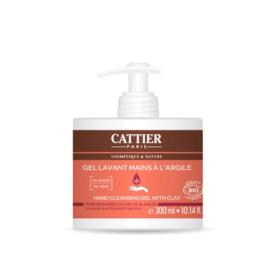 CATTIER Gel lavant mains à l'argile parfum mirabelle & pêche blanche 300ml