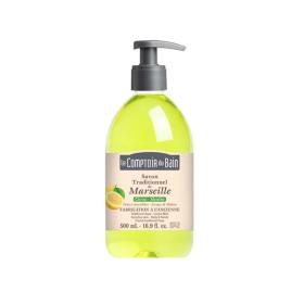 LE COMPTOIR DU BAIN Savon traditionnel de Marseille citron menthe 500ml