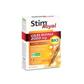 NUTREOV Stim royal gelée royale 2000mg goût orange 20 ampoules bio