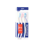 ELGYDIUM 3 brosses à dents basic souple