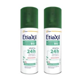 ETIAXIL Déodorant végétal 24H spray lot 2x100ml