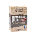 MKL GREEN NATURE Shampooing solide ortie charbon 65g