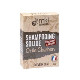MKL GREEN NATURE Shampooing solide ortie charbon 65g