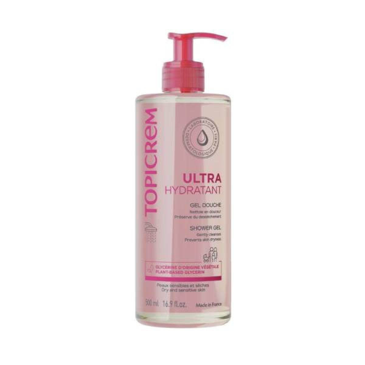 TOPICREM Ultrahydratant gel douche 1L Parapharmacie Pharmarket