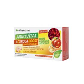 ARKOPHARMA Arkovital acérola boost coup de fouet 24 comprimés à croquer