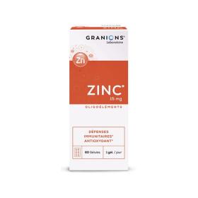 GRANIONS Zinc 15mg 60 gélules