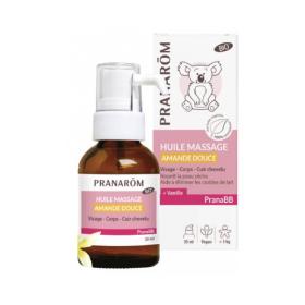 PRANAROM PranaBB huile massage à l'amande douce bio 30ml