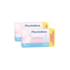 GILBERT Physiodose sérum physiologique lot 2x40