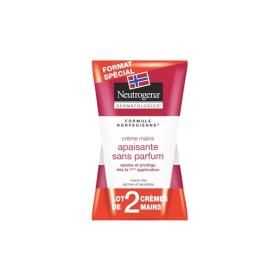 NEUTROGENA Crème mains apaisante sans parfum lot 2x50ml