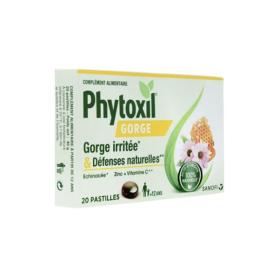 SANOFI Phytoxil gorge irritée et défenses naturelles 20 pastilles