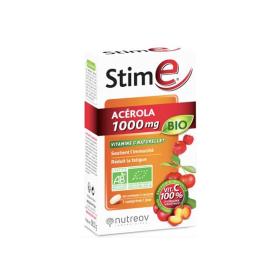 NUTREOV Stim E acérola 1000mg bio 28 comprimés à croquer