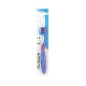 FLUOCARIL Brosse à dents extra-souple vert et bleu kids 2-6 ans