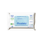 MUSTELA 60 lingettes de coton bio à l'eau