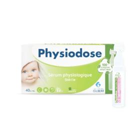 GILBERT Physiodose sérum physiologique stérile 40 unidoses de 5ml