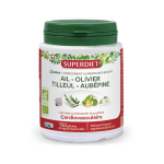 SUPER DIET Quatuor ail, olivier, tilleul, aubépine bio 150 gélules