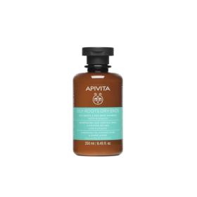 ALVADIEM Apivita shampoing cuir chevelu gras et pointes sèches 250ml