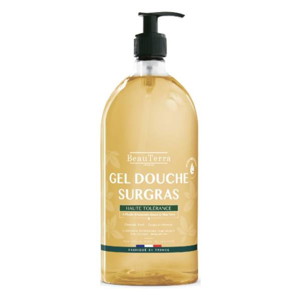 BEAUTERRA Gel douche surgras haute tolérance 1L Parapharmacie