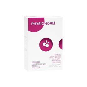 IMMUBIO Physionorm cranberry ferments lactiques vitamine B2 30 gélules