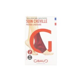 GIBAUD Soin cheville chevillère rouge taille 2