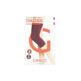 GIBAUD Soin genou genouillère rouge taille 3