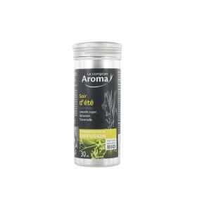 LE COMPTOIR AROMA Composition pour diffusion soir d'été 30ml