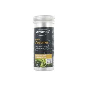 LE COMPTOIR AROMA Composition pour diffusion jardin d'agrumes 30ml