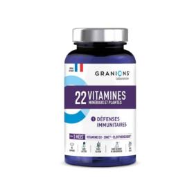 GRANIONS 22 vitamines minéraux et plantes 90 comprimés