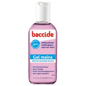 BACCIDE Gel mains antibactérien rose 75ml