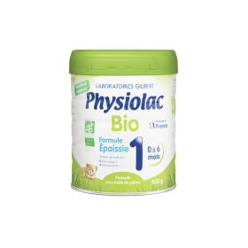 PHYSIOLAC Lait 1er âge bio formule épaissie 0 à 6 mois 800g