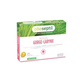 INELDEA Olioseptil 24 pastilles gorge-larynx miel plantes