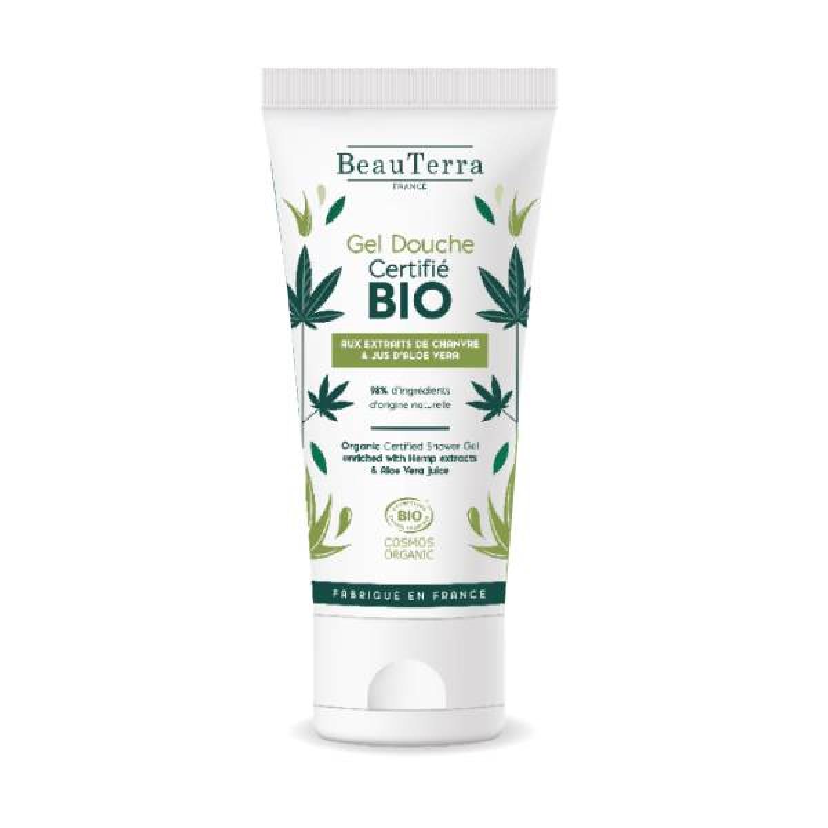 BEAUTERRA Gel douche certifié bio 75ml Parapharmacie Pharmarket