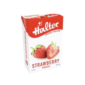 HALTER Bonbons sans sucre fraise 40g