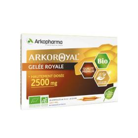 ARKOPHARMA Arkoroyal gelée royale bio 2500mg 20 ampoules