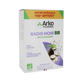ARKOPHARMA Arkofluides radis noir bio 20 ampoules + 10 offertes