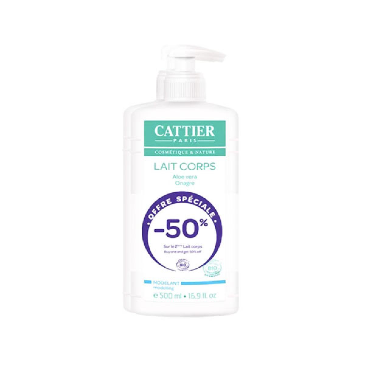 CATTIER Lait corps modelant lot 2x500ml - Parapharmacie ...