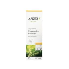 LE COMPTOIR AROMA Spray ambiant citronella répulsif 50ml