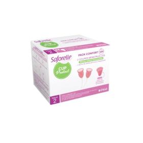 SAFORELLE Cup protect 2 coupes menstruelles taille 2