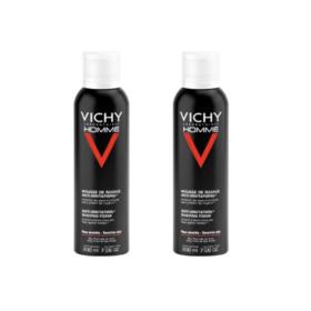 VICHY Homme mousse à raser anti-irritations lot 2x200ml