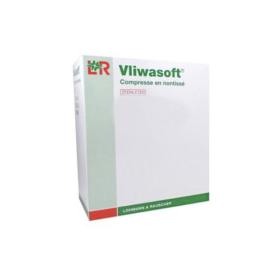 LOHMANN & RAUSCHER Vliwasoft  non tissé 10x10cm 50 sachets de 2 compresses stériles