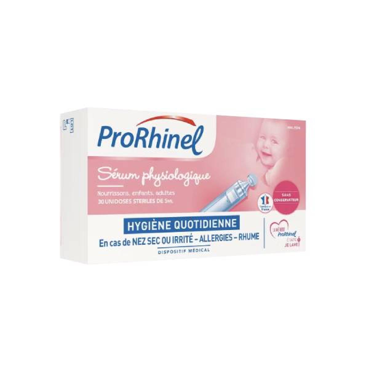 Prorhinel Serum Physiologique 30 Unidoses Parapharmacie Pharmarket