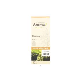 LE COMPTOIR AROMA Huile végétale chanvre bio 50ml