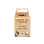 SUPER WHITE Fil dentaire 100% biodégradable goût menthe 50m