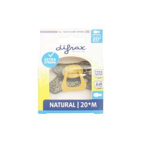 DIFRAX Sucette natural jaune moutarde 20 mois +